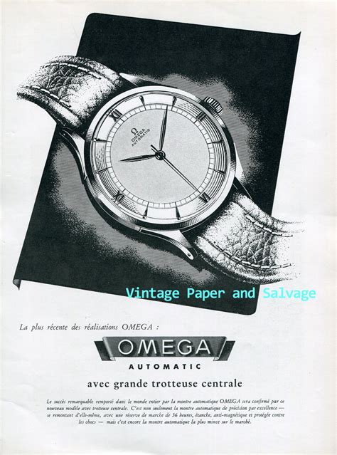omega made in switzerland print ad